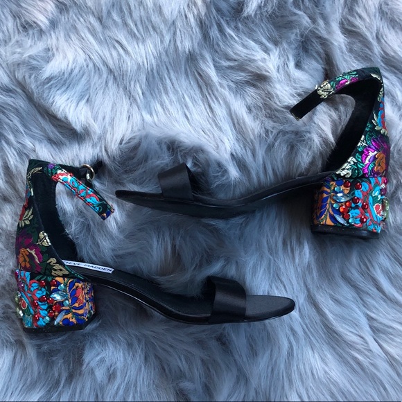 Steve Madden Shoes - Steve Madden Multicolor Ankle Strap Heels